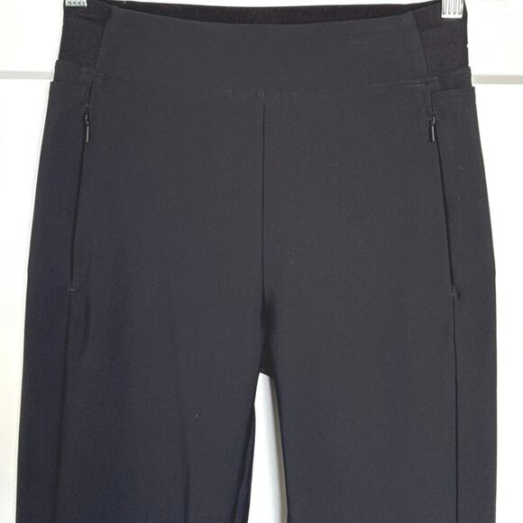 Athleta Stellar Trouser Pant Womens Size 4 in Black Travel Casual Office EUC - Picture 9 of 12